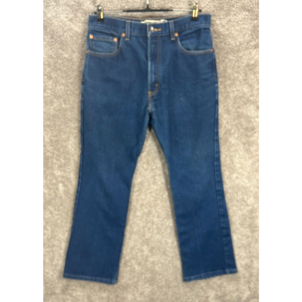 Levis 517 Jeans Mens 34X30 Blue Measures 32X28 Bootcut‎ Dark Wash